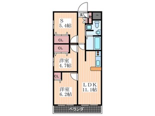 S-FORT鶴見町の物件間取画像